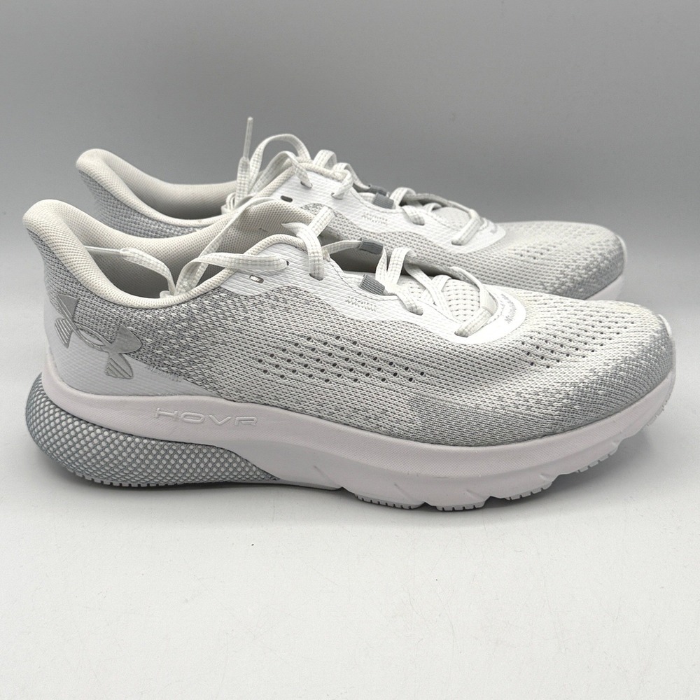 Under Armour HOVR Turbulence 2 Women 9.5 White Running Shoes 3026525-101
